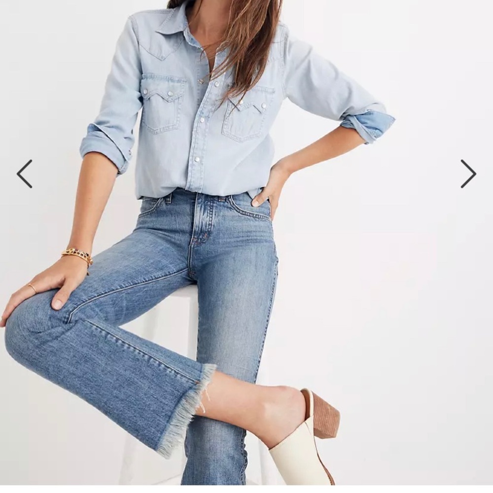 Madewell Petite Cali Demi-Boot Jeans